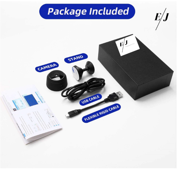 Camera mini spy, Bluetooth, Wifi, 1920x1080 p, Negru