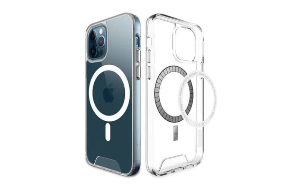 Husa Transparenta MagSafe, compatibila cu Apple iPhone 13