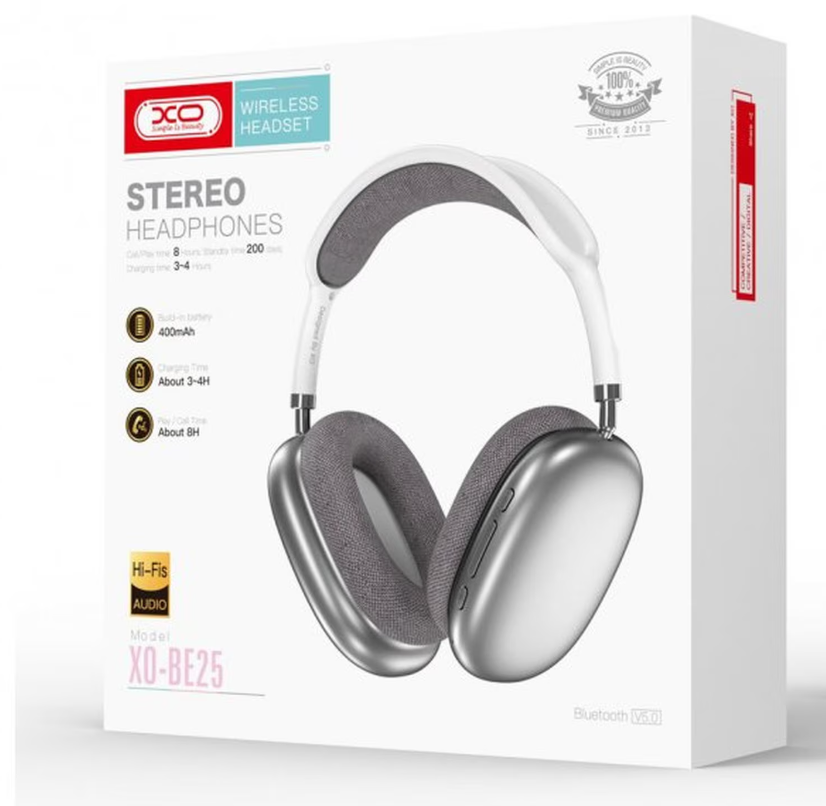 Casti Stereo Headphones On Ear XO-BE25 Bluetooth, Gri