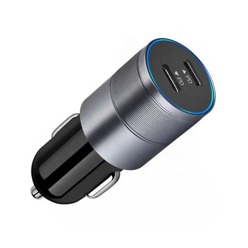 Incarcator Auto Bricheta Type C , PD Fast Charge 40W , Dual Chip , Gri
