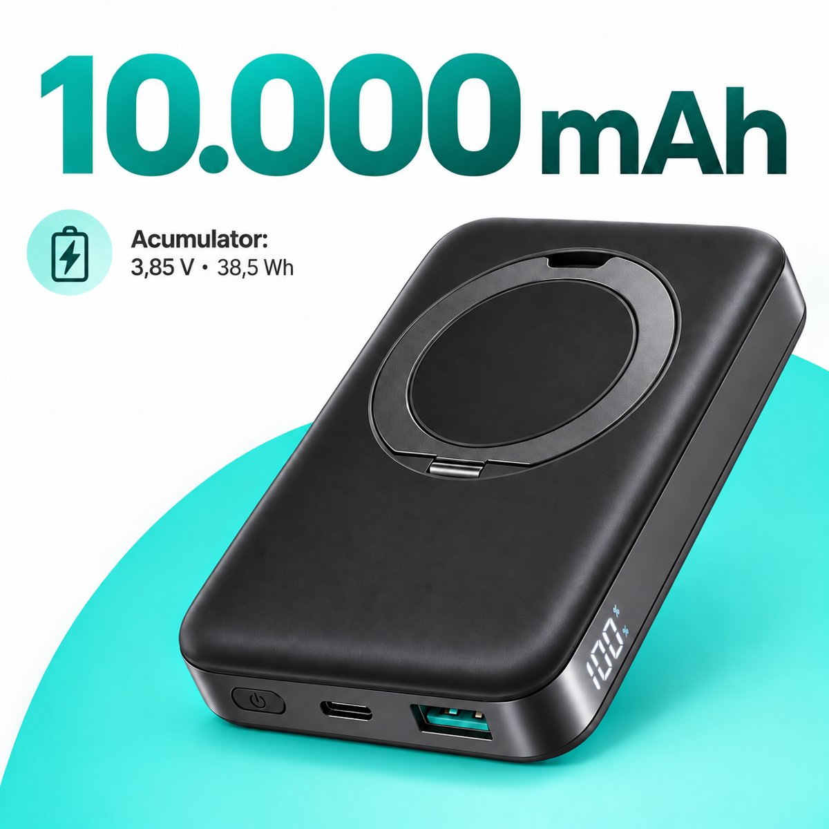Baterie externă cu acumulator de 10000 mAh