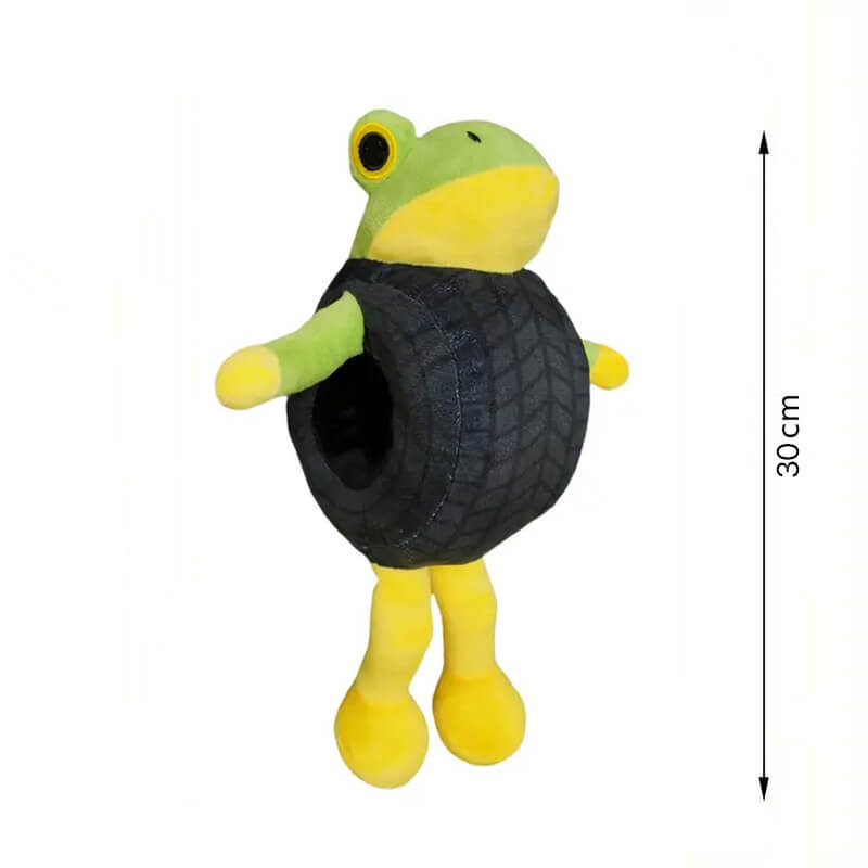 Jucarie de plus Broscuta Frogo Drift, 30 cm, Italian Brainrot