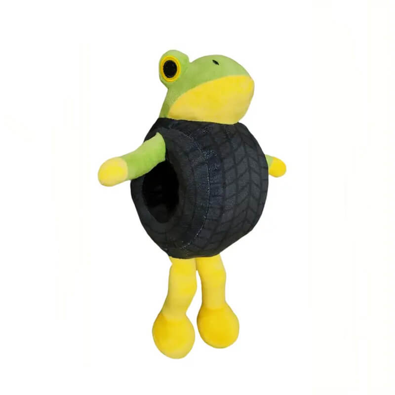 Jucarie de plus Broscuta Frogo Drift, 30 cm, Italian Brainrot