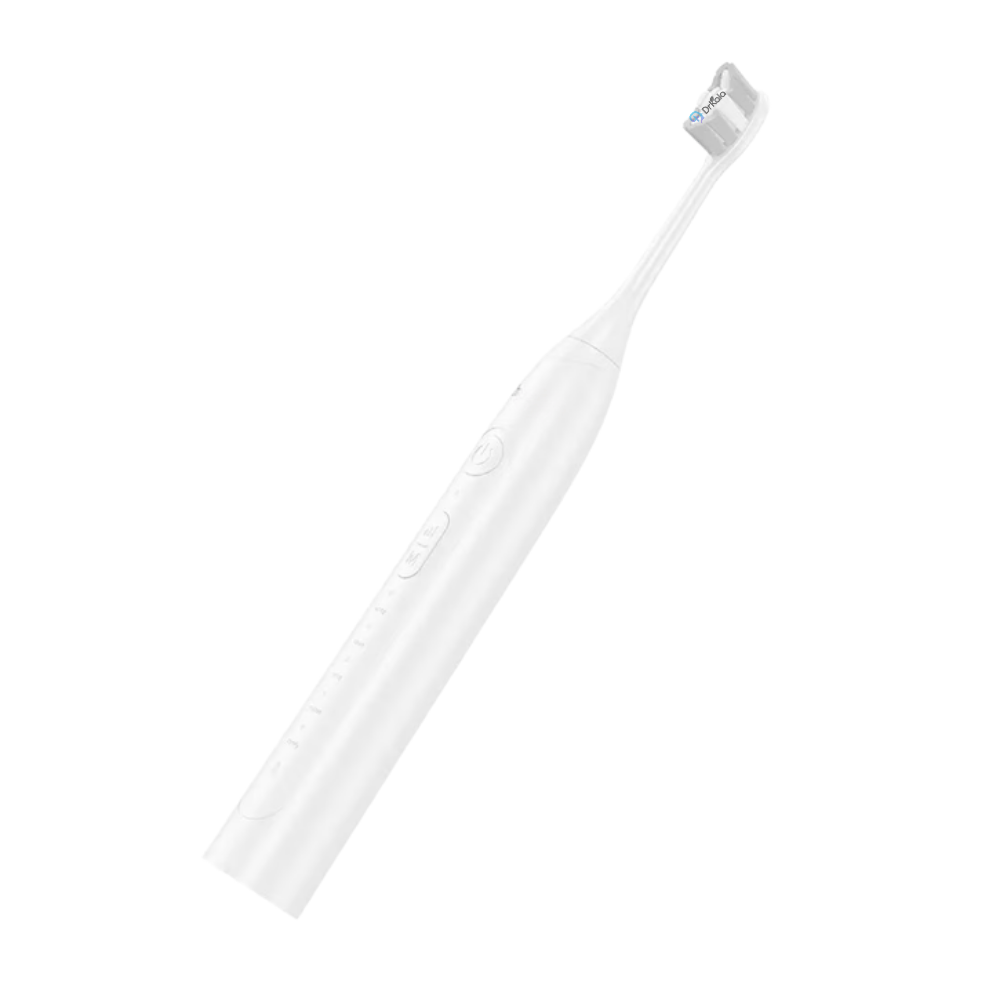 Periuță Electrică Sonică – 40.000 Vibrații/min, 5 Moduri, Autonomie 80 Zile, IPX7, USB‑C, Alba