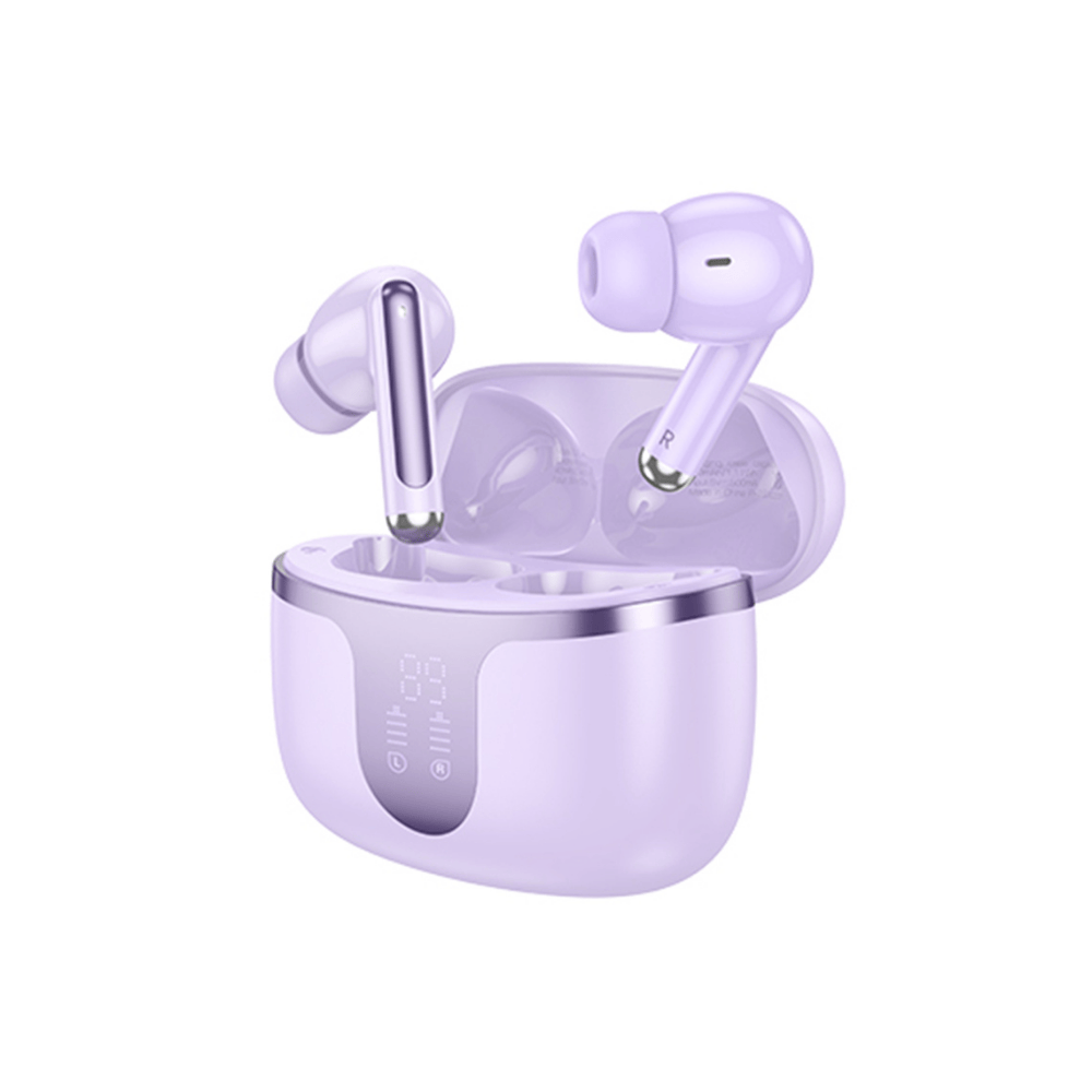 Casti Audio Wireless In-Ear, Bluetooth 5.3, Model Harmony, Carcasa 300mAh cu Afisaj Digital LED, Autonomie 180h Standby, Design Ergonomic, Negru