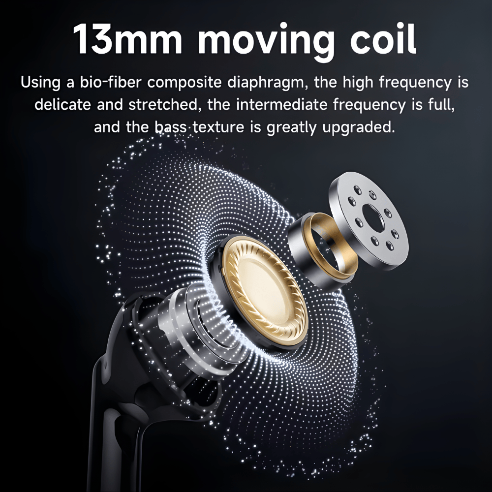 Casti Audio Wireless In-Ear, Bluetooth 5.3, Model Harmony, Carcasa 300mAh cu Afisaj Digital LED, Autonomie 180h Standby, Design Ergonomic, Negru