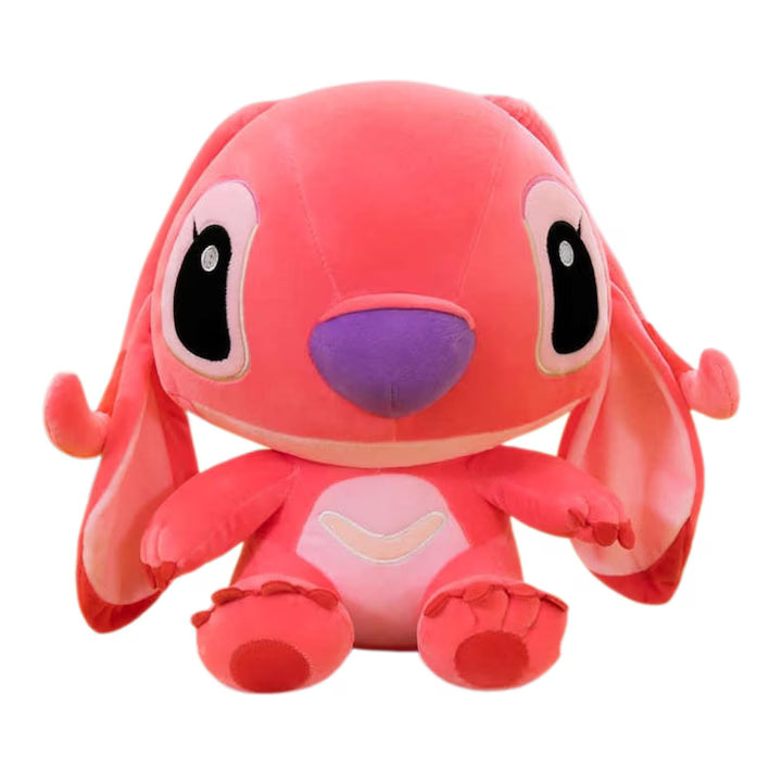 Jucarie de plus Stitch, personaj din Lilo & Stitch, cadou pentru copii, 35 cm, Roz