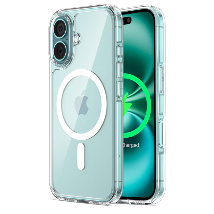 Husa de Protectie, MagSafe, Compatibil cu iPhone 16, Antizgarieturi, Anticadere, Anti-coliziune, transparent