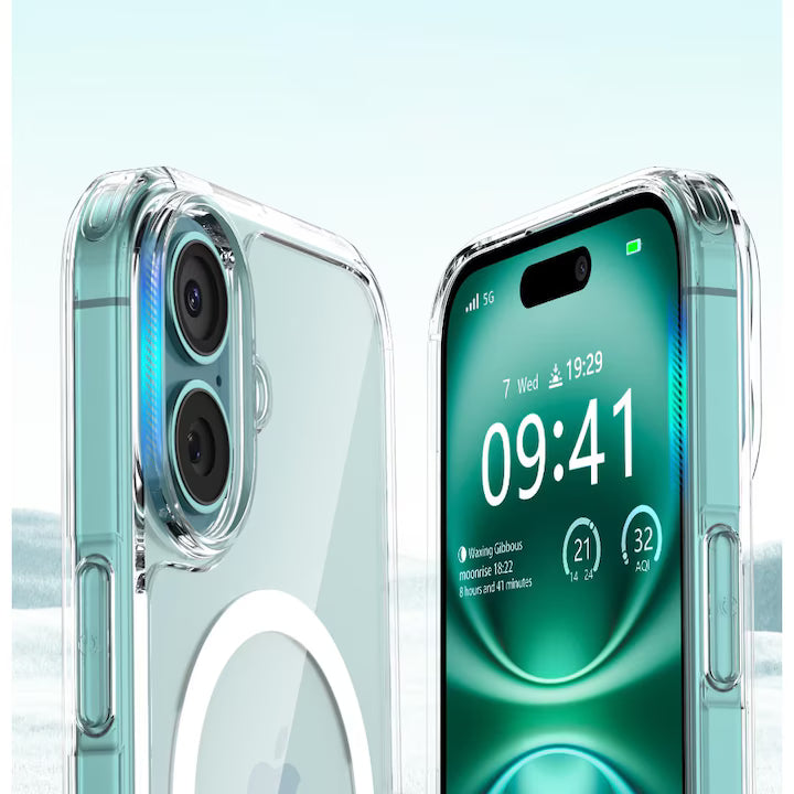 Husa de Protectie, MagSafe, Compatibil cu iPhone 16, Antizgarieturi, Anticadere, Anti-coliziune, transparent