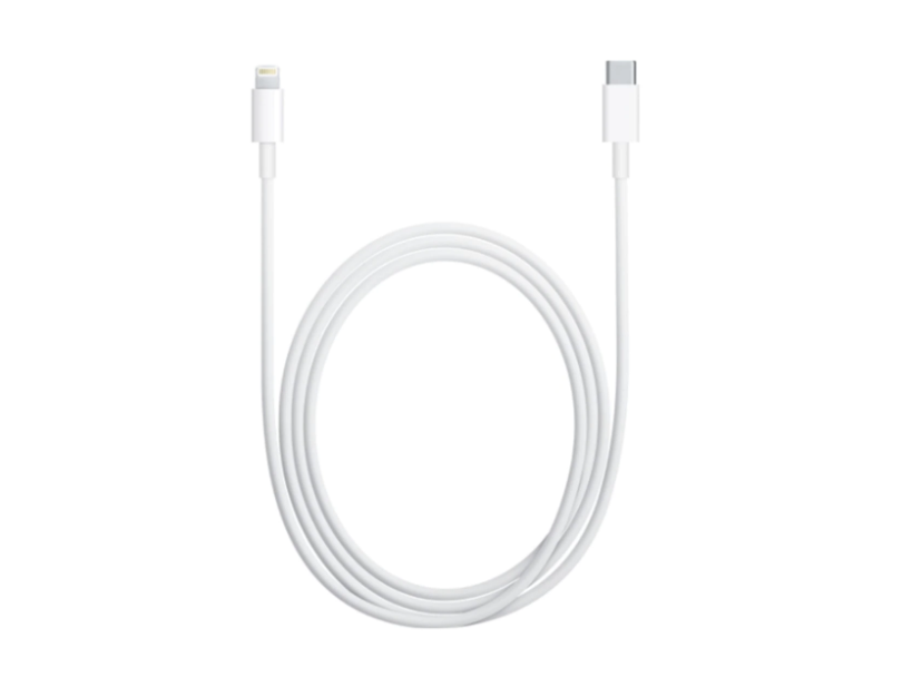 Cablu incarcare si date, compatibil cu Apple, USB-C to Lightning, 1m, Alb