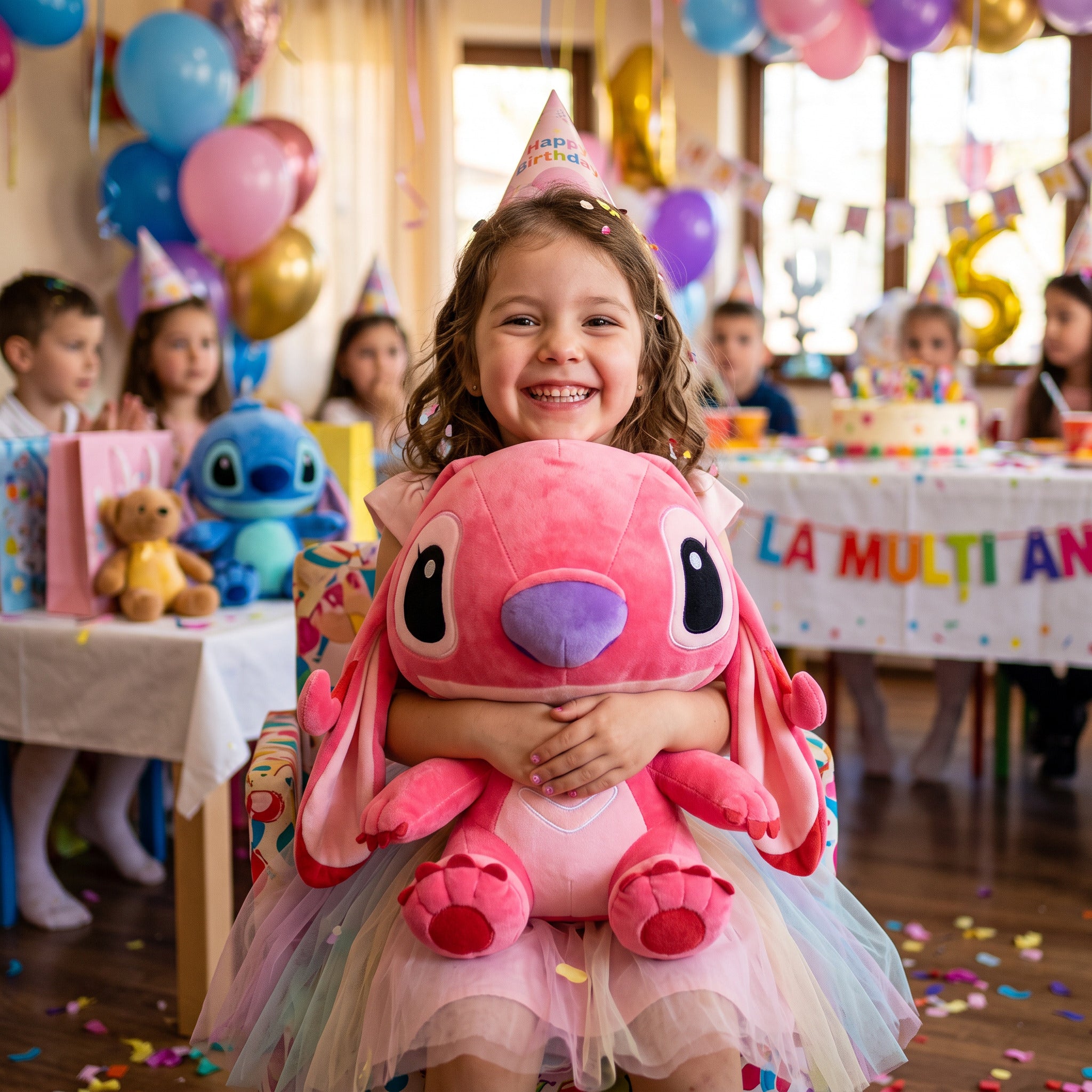 Jucărie de Plus Angela & Stitch, Personaje Moi pentru Copii